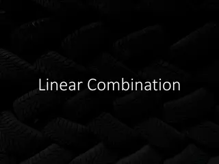 Linear Combination in Vector Sets Explained