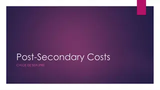 Post-Secondary Education Costs and Accessibility in Canada