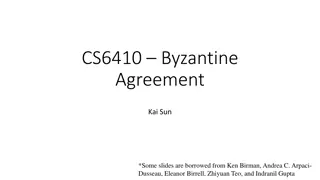 Understanding Byzantine Agreement in Distributed Systems