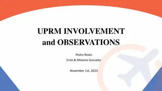 UPRM Involvement and Observations in Logistics Quality Management System and IIoT Integration