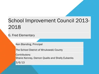 Improving School Performance: SIC Committee Objectives and Members