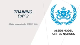 Official Preparation for ASMUN 2025: Training Day & Model United Nations Overview