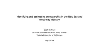 Identifying and Estimating Excess Profits in New Zealand Electricity Industry