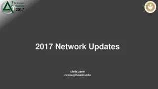 Network Upgrades and Enhancements in 2017