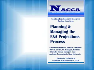 Understanding Facilities Cost Projections in Research Costing Practices