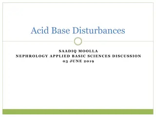 Acid-Base Disturbances and Renal Acid-Base Handling
