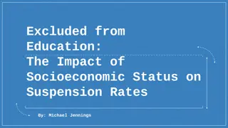 Impact of Socioeconomic Status on High School Suspension Rates