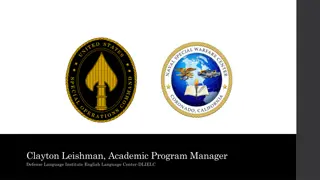Connecting Curriculum and Assessment in Language for Special Purposes Setting