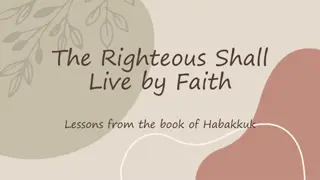 Habakkuk - Living by Faith in a Troubled World