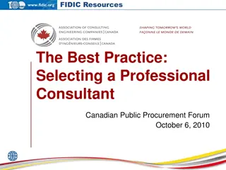Optimizing Professional Consultant Selection in Public Procurement Forums