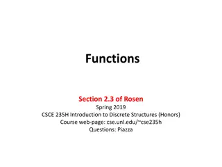 Understanding Functions in Discrete Structures