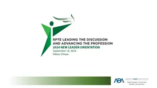 Understanding RPTE Leadership Structure and Roles