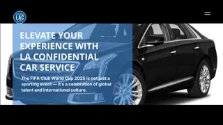 Elevate your Experience with LA Confidential Car Service