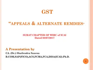Understanding GST Appeals and Alternate Remedies: A Comprehensive Overview