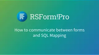 Efficient Communication and Mapping Techniques in RSForm!Pro for Joomla