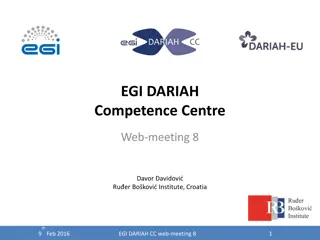 EGI DARIAH Competence Centre Meeting Insights
