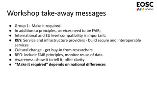Strategies for Implementing FAIR Data Principles in Research Workshops