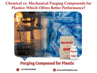 Chemical vs Mechanical Purging Compounds for Plastics