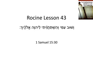 Study on Verbs in Hishtaphel and Hitpael Stems