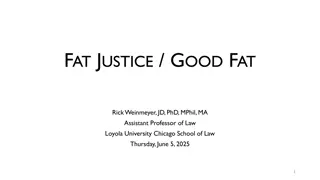 Understanding Fat Justice and Public Health Implications