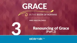 Understanding the Fall from Grace and God's Renewed Promise