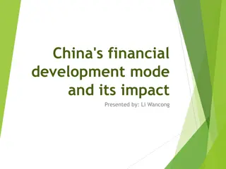 China's Financial Development Mode: Before and After 1978