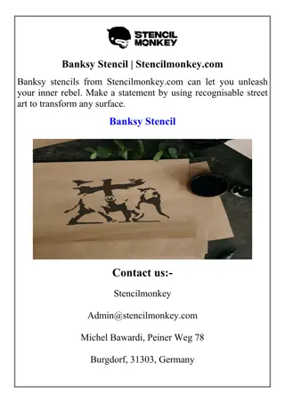 Banksy Stencil  Stencilmonkey.com