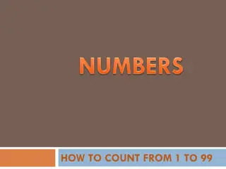 Counting from 1 to 99 in an Interactive Guide
