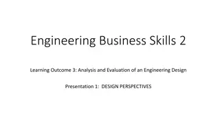 Engineering Design Perspectives: DFX, DFMA, DFE, and More