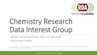 Advancing Chemistry Data Standards for Global Collaboration