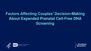Factors Influencing Couples' Decision-Making on Prenatal Genetic Testing
