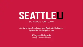 Challenges Faced by the No Surprises Act: Regulatory and Judicial Roadblocks