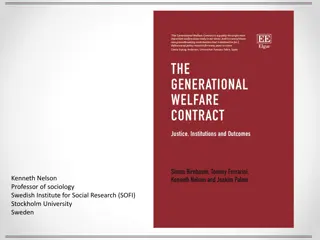 Generational Welfare Contracts in Societal Dynamics