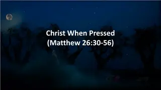 Reflections on Humanity and Grace in Christ's Suffering and Empathy