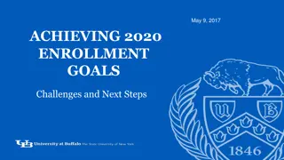 Achieving 2020 Enrollment Goals: Challenges and Next Steps