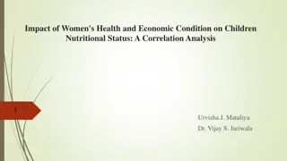 Women's Health and Economic Impact on Children's Nutritional Status