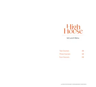 Pan-Asian Set Lunch Menu with Pacific Coast Flavors