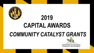 Grants and Initiatives for Community Revitalization in Baltimore 2019