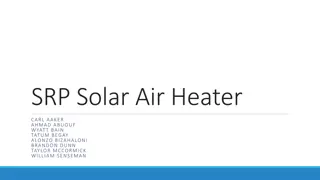 Effective Solar Air Heater and PCM Solution for Off-Grid Homes on Navajo Nation
