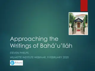 Unveiling the Depths of Bahá'u'lláh's Writings: A Scholarly Exploration