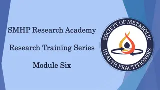 Exploring the Application of PDSA Project Model in Research Training Series