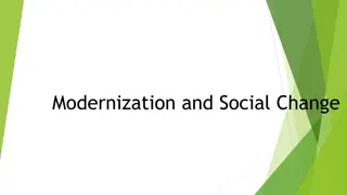 Understanding Modernization and Social Change: Theoretical Perspectives