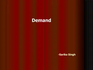Understanding Demand: Analysis and Function
