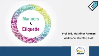Understanding the Differences Between Manners and Etiquette