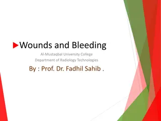 Understanding Wounds and Bleeding: Causes, Types, and First Aid