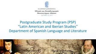 Postgraduate Study Program in Latin American and Iberian Studies