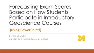 Improving Exam Scores through Active Learning in Geoscience Courses