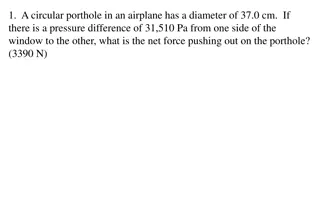 Physics Problems Solutions on Pressure and Buoyancy