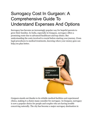 Surrogacy Cost In Gurgaon_ A Comprehensive Guide To Understand Expenses And Options