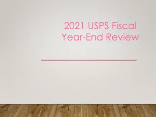 USPS Fiscal Year-End Checklist and Pre-Closing Procedures